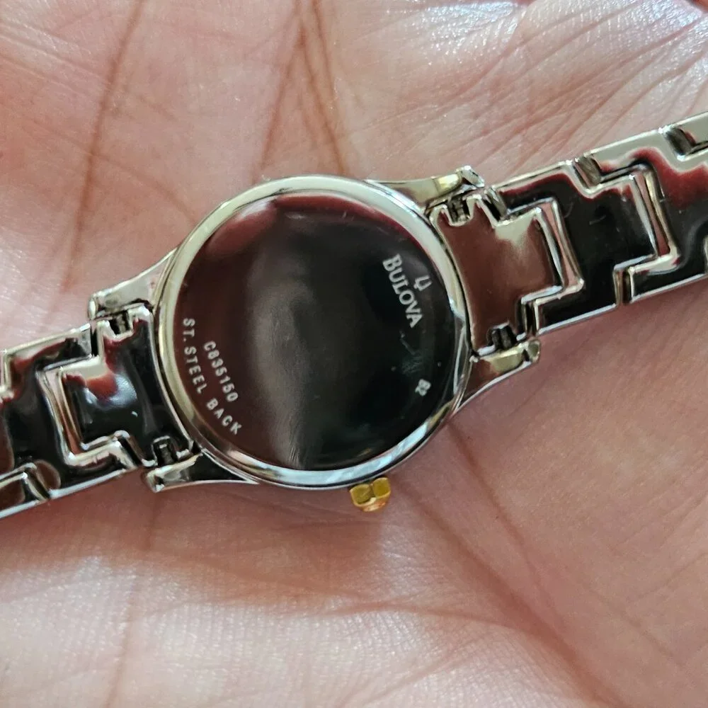 Caravelle by Bulova Women Wristwatch 45L124 Arabic Numerals Floral Motif Watch - Picture 11 of 11